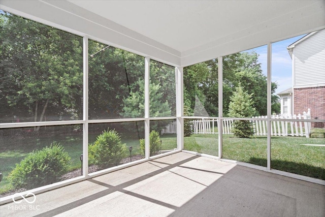 13386 Smokey Quartz Ln, Fishers, IN 46038 - view of unfurnished sunroom