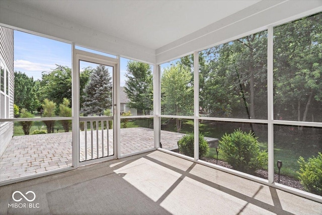 13386 Smokey Quartz Ln, Fishers, IN 46038 - view of unfurnished sunroom