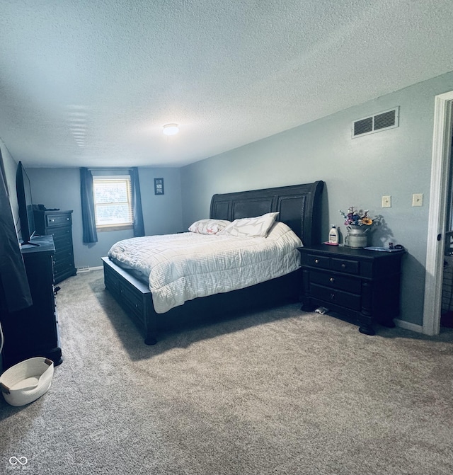 5818 N Fortville Pike, Greenfield, IN 46140 - carpeted bedroom featuring a textured ceiling