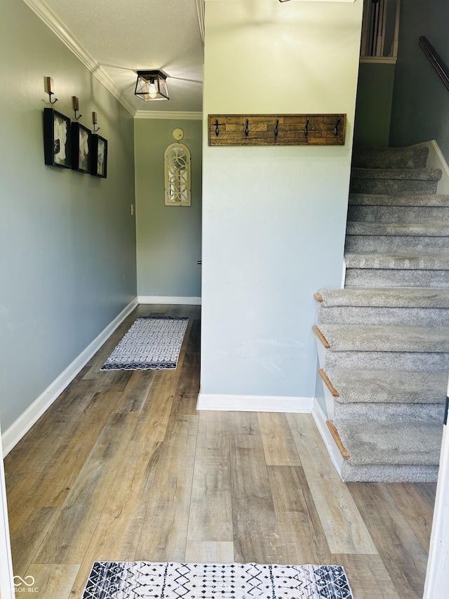 5818 N Fortville Pike, Greenfield, IN 46140 - interior space with ornamental molding and wood finished floors