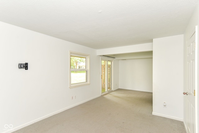 7547 Prairie Lake Dr, Indianapolis, IN 46256 - empty room with light carpet and a textured ceiling