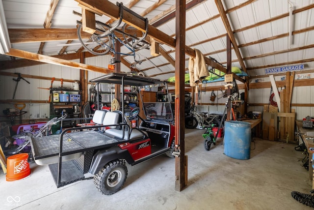 2748 S Meridian Rd, Greenfield, IN 46140 - view of garage