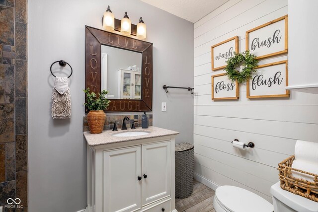 2748 S Meridian Rd, Greenfield, IN 46140 - bathroom with toilet and vanity