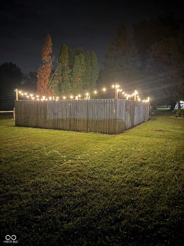 2748 S Meridian Rd, Greenfield, IN 46140 - view of yard at twilight
