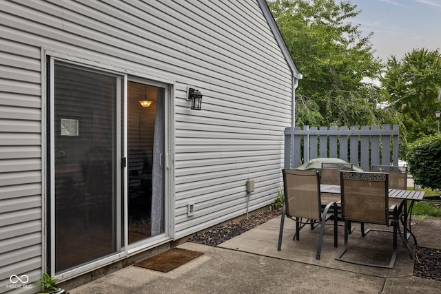 9751 Roxbury Dr, Fishers, IN 46038 - view of patio featuring outdoor dining area