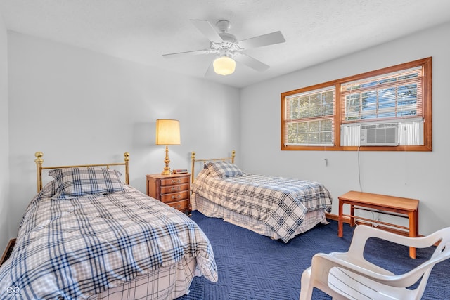 3244 W Burning Tree Rd, Crawfordsville, IN 47933 - carpeted bedroom featuring ceiling fan and cooling unit