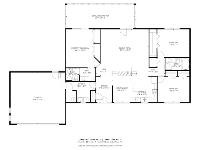 1006 Barry Dr, Lebanon, IN 46052 - view of room layout