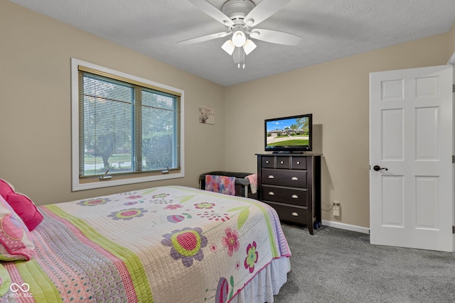 1006 Barry Dr, Lebanon, IN 46052 - bedroom featuring carpet floors and ceiling fan