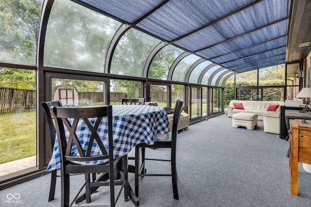 1006 Barry Dr, Lebanon, IN 46052 - sunroom with an outdoor hangout area and healthy amount of natural light