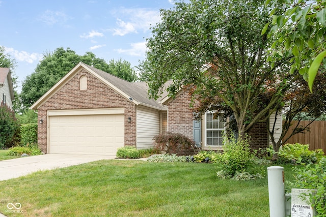 14098 Mimosa Ct, Fishers, IN 46038 - view of front of property featuring brick siding, an attached garage, concrete driveway, and roof with shingles