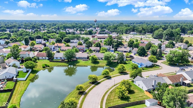 6417 Meadowpond Way, Indianapolis, IN 46235 - aerial view of residential area featuring a nearby body of water