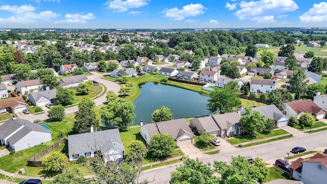 6417 Meadowpond Way, Indianapolis, IN 46235 - aerial view of residential area with a nearby body of water