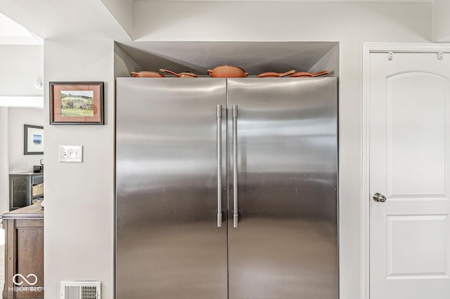 11329 Moss Dr, Carmel, IN 46033 - detailed view of high end refrigerator