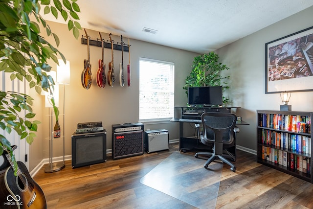 12854 Longleaf Ln, Fishers, IN 46038 - home office with wood finished floors