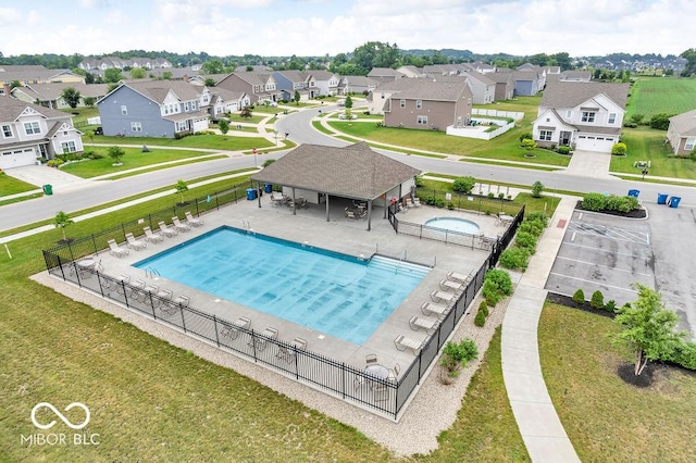 9470 Tobin Cir, Avon, IN 46123 - community pool featuring a residential view