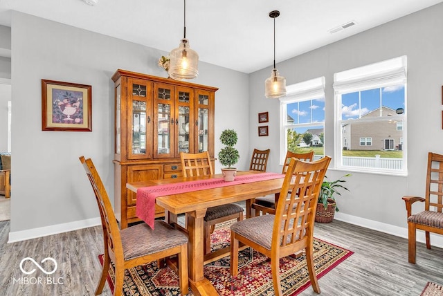 9470 Tobin Cir, Avon, IN 46123 - dining area with wood finished floors and baseboards