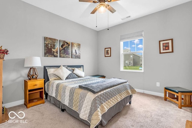 9470 Tobin Cir, Avon, IN 46123 - bedroom with carpet flooring and a ceiling fan