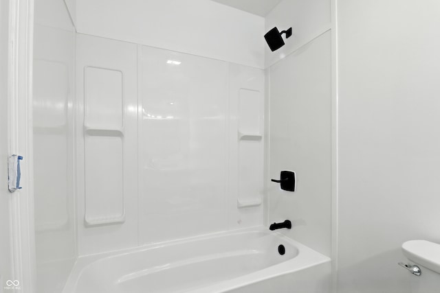 3455 N Illinois St, Indianapolis, IN 46208 - bathroom featuring toilet and shower / bath combination