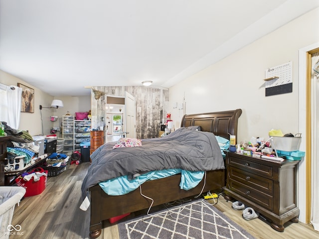 401 S Fletcher St, Frankton, IN 46044 - bedroom with wood finished floors