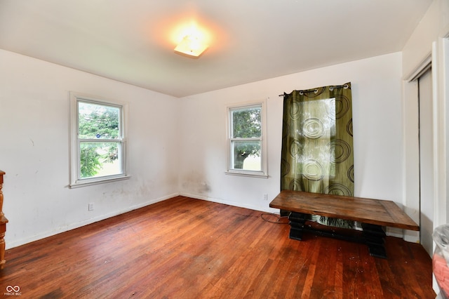 8921 E 21st St, Indianapolis, IN 46219 - spare room with wood finished floors and baseboards