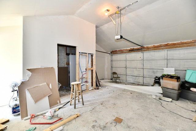 8921 E 21st St, Indianapolis, IN 46219 - garage featuring a garage door opener