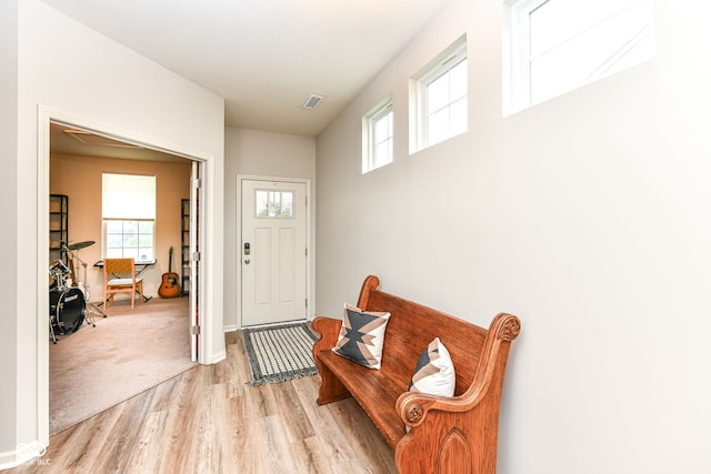 6819 Park Grove Blvd, Whitestown, IN 46075 - foyer entrance with light wood-type flooring and baseboards