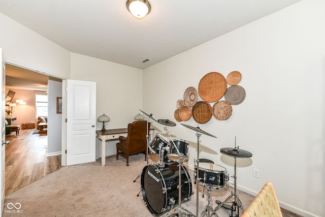 6819 Park Grove Blvd, Whitestown, IN 46075 - misc room featuring baseboards and carpet floors