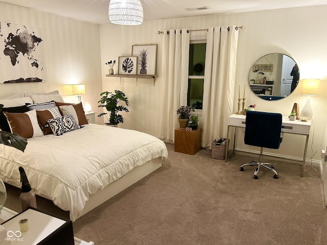 16424 Brookhollow Dr, Noblesville, IN 46062 - bedroom featuring carpet floors and an office area