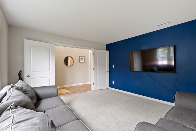 5776 Blue Sky Dr, Whitestown, IN 46075 - carpeted living area featuring baseboards