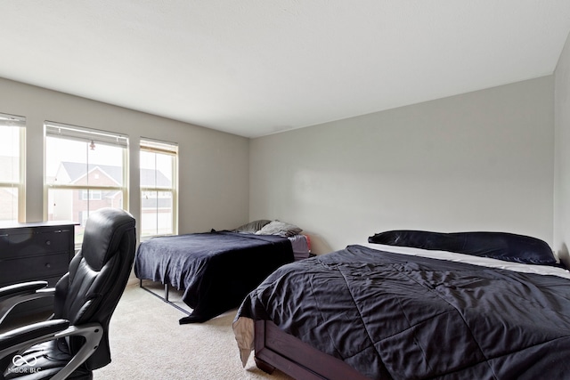 5776 Blue Sky Dr, Whitestown, IN 46075 - bedroom featuring light carpet