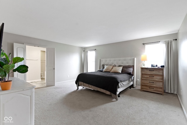 5776 Blue Sky Dr, Whitestown, IN 46075 - bedroom featuring light colored carpet and multiple windows