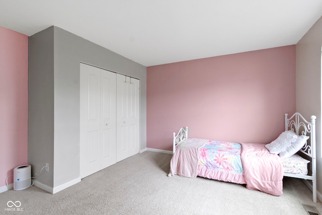 5776 Blue Sky Dr, Whitestown, IN 46075 - bedroom featuring carpet flooring and a closet