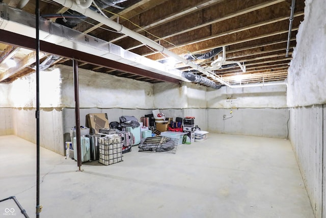 15744 Kohut Ln, Westfield, IN 46074 - view of unfinished below grade area