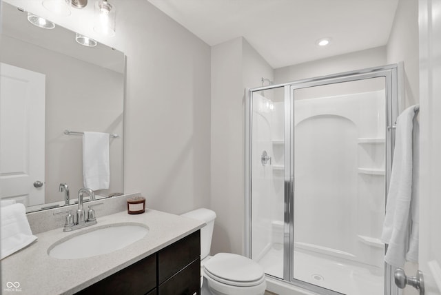15744 Kohut Ln, Westfield, IN 46074 - full bath featuring a stall shower and vanity