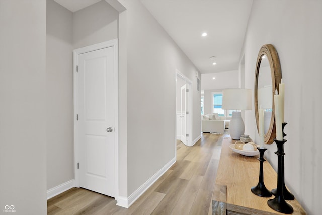 15744 Kohut Ln, Westfield, IN 46074 - hall with light wood-style floors and recessed lighting