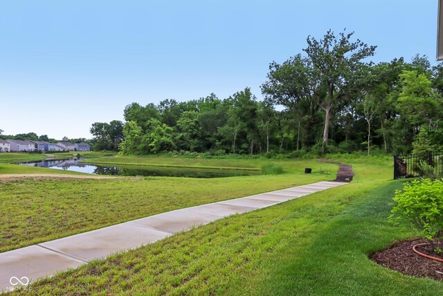 1022 Cyprian Way, Lebanon, IN 46052 - surrounding community featuring a water view and a lawn