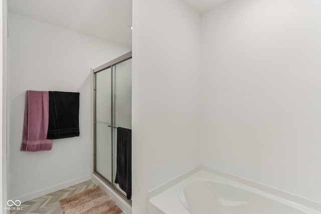 1022 Cyprian Way, Lebanon, IN 46052 - full bathroom featuring a bath and a stall shower