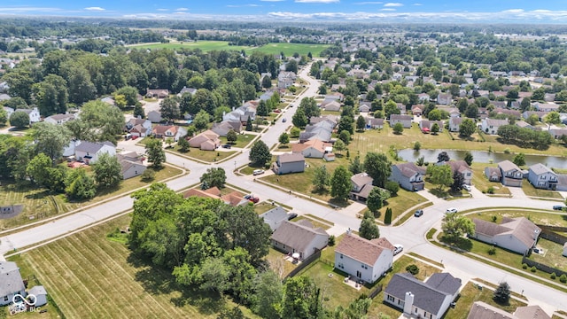 7702 Wood Stream Dr, Indianapolis, IN 46239 - aerial view of property's location with nearby suburban area