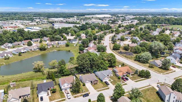 7702 Wood Stream Dr, Indianapolis, IN 46239 - aerial overview of property's location featuring nearby suburban area
