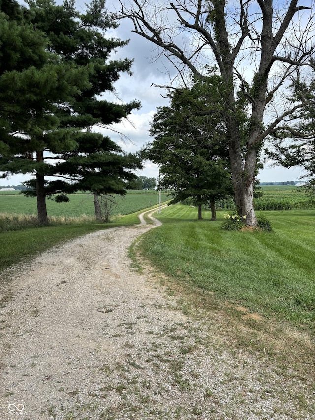 17420 S 60 E, Columbus, IN 47201 - view of street with a view of rural / pastoral area