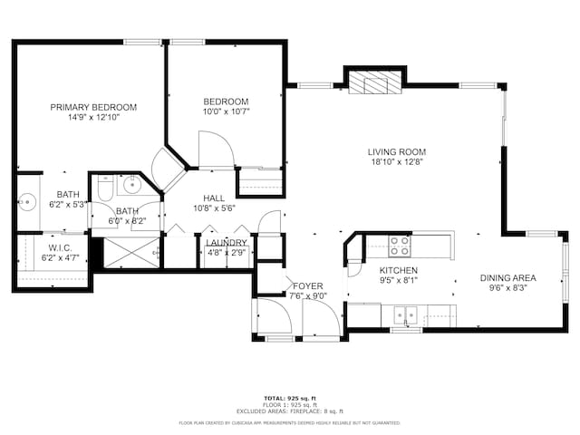 6117 Salanie Pl, Indianapolis, IN 46254 - view of room layout