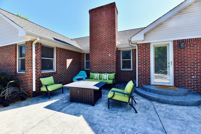114 Sunrise Ln, Lizton, IN 46149 - view of patio / terrace with outdoor lounge area