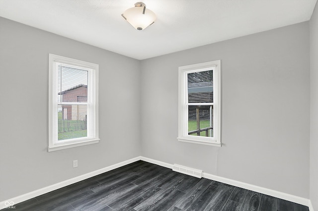 3664 S 550 E, Franklin, IN 46131 - empty room featuring plenty of natural light and dark wood-type flooring