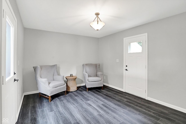 3664 S 550 E, Franklin, IN 46131 - sitting room with wood finished floors and baseboards