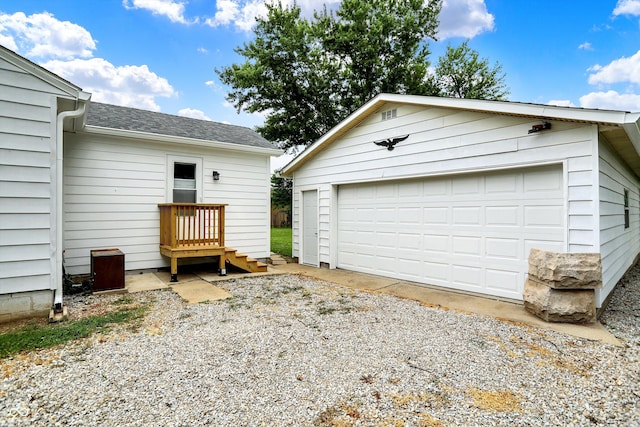 3664 S 550 E, Franklin, IN 46131 - view of detached garage