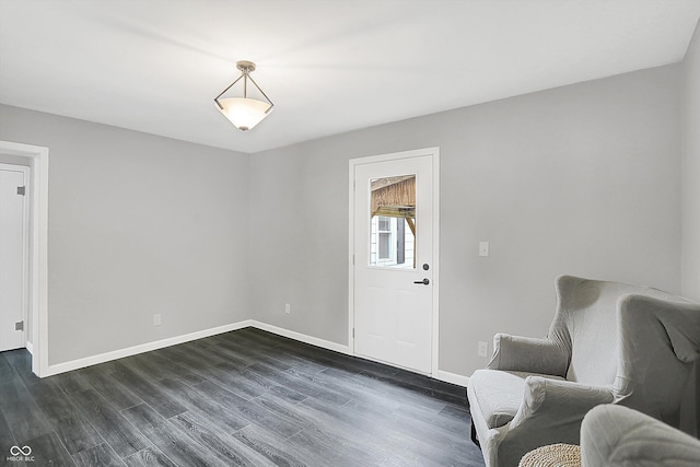 3664 S 550 E, Franklin, IN 46131 - sitting room with dark wood-style floors