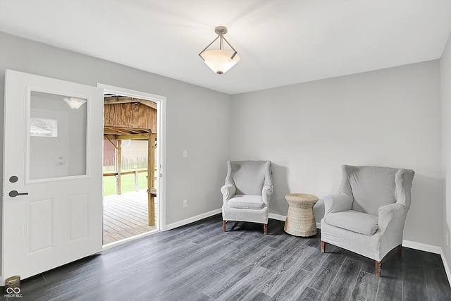 3664 S 550 E, Franklin, IN 46131 - sitting room with wood finished floors and baseboards