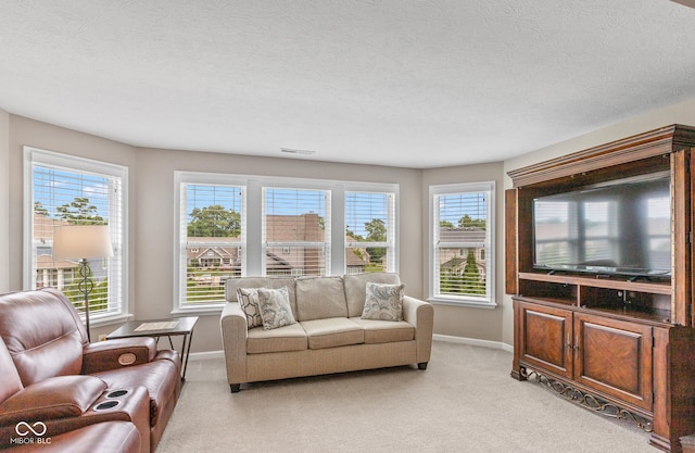 16338 Portage Trail Ln, Fortville, IN 46040 - living area with healthy amount of natural light and light colored carpet