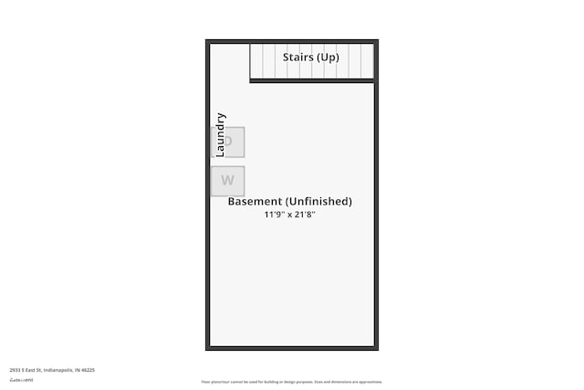 2933 S E St, Indianapolis, IN 46225 - view of room layout