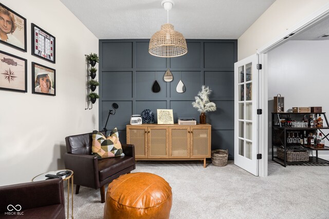 2025 W Morse Dr, Cicero, IN 46034 - living area featuring carpet flooring and french doors